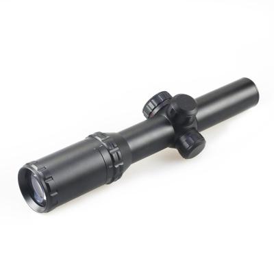 China Factory 1-4X24 Red&Green Illumination HK Aluminum Reticle/30mm Tube Riflescope Fits 11mm/20mm Picatinny Glass Etched Rail for sale