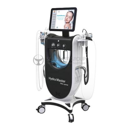 China Pigment Removal Sea Heart Hydra 9in1 Exclusive Dermabrasion Facial Cleansing Oxygen Jet Deep Skin Machine for sale