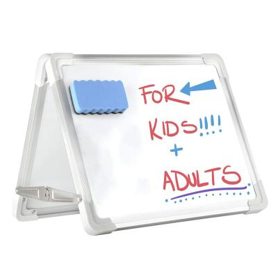 China Eco-friendly/BPA Free Factory Mini Small Dry Erase Board Amazon Magnetic Folding Whiteboard for Kids Room Blank Board Holder for sale