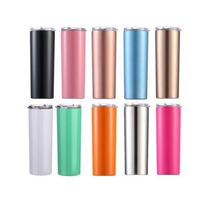 China Sustainable Stocked Wholesale Stainless Steel Tumbler With Straw for sale