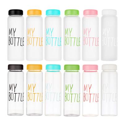 China High Quality Viable My Custom Plastic Water Bottle 500ml BPA Free Water Bottle With Custom Plastic Logo for sale