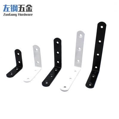 China Thick Galvanized Stainless Steel Standard Angle Stainless Steel Decorative Wooden Corner Bracket Zuogang For Furniture for sale