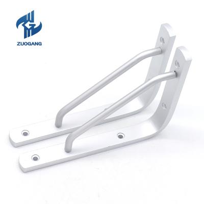 China Stainless Steel Or Steel Zuogang Wholesale Cold Rolled Aluminum White Black Shelf Bracket for sale