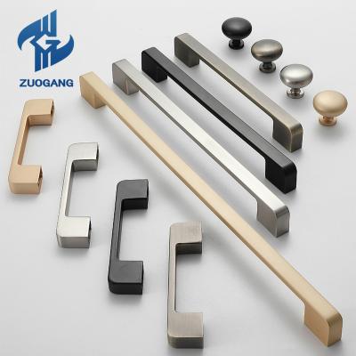 China Modern Zuogang Cabinet Makeup Brush Long Material Handling Handles Geometric for sale