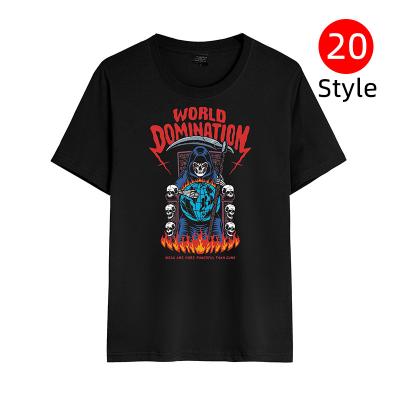 China 2021 Anti-Wrinkle Custom Graphic LOGO Printing Design 100% Cotton T-Shirts Short Sleeves Best Customized Man T Shirts T Shirt No Minimum for sale