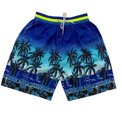 China P87 Anti-wrinkle Classic Design Customize Wholesale High Quality Printed Logo Men's Beach Shorts Polyester Quick-Drying Surfing Short for sale