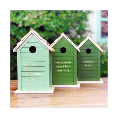 China Waterproof Windproof Outdoor Bird Nest Color Abundant Birdhouses Functional Good for sale