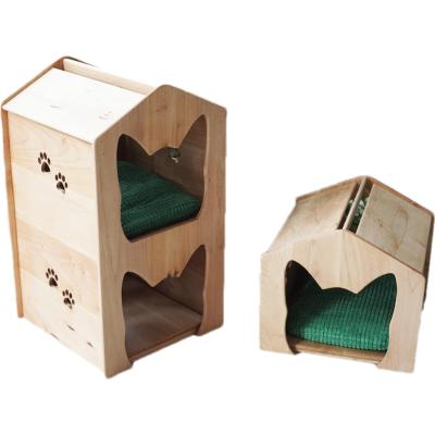 China Modern Wooden High Quality Luxury Indoor Sustainable Storage Pet Furniture for sale