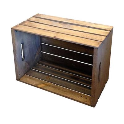 China Guarantee Sustainable Small Quality Raw Reusable Wooden Crate For Galley for sale