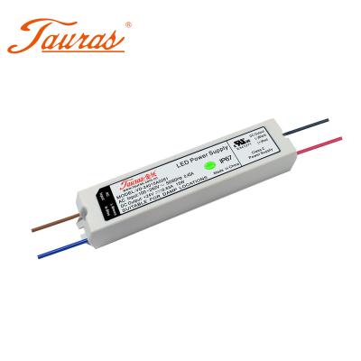 China Cabinet LED Lighting US Approval Class2 Led Power Supply 15W 20W 30W 60W 100W Led Power Supply Waterproof Led Driver 12V 24V Power for sale