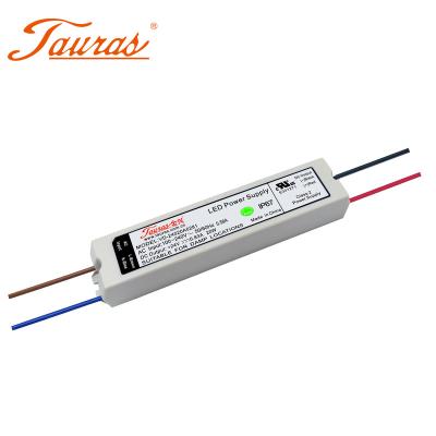 China Cabinet LED Lighting AC VD-20-A0281 Switching Power Supply Single Output Waterproof Led Driver IP67 20W 24v Rohs Range US Standard 100-240V 0.834A for sale