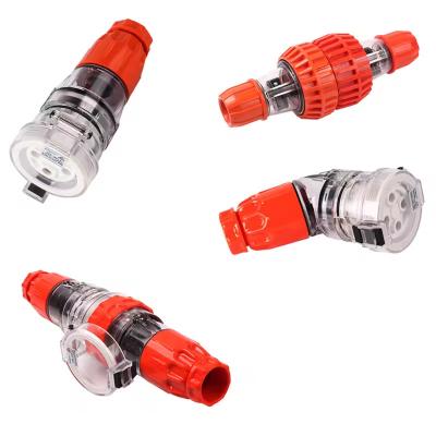 China Industrial Australia Standard Angle Plug 10A 20A 40A 50A 3Poles 4Pin 5P 56PA320 56PA420 56PA520 Waterproof Electrical Industrial Plug for sale