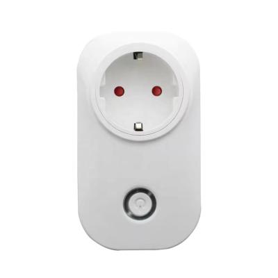 China Residential / General-Purpose 16A EU WiFi Smart Plug Socket Outlet With Power Monitor Tuya Smart Life Electrical Wall Sockets Smart Home Automation for sale