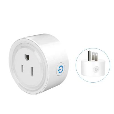 China Commercial 16A/20A Smart Plug US Adaptor Wireless WiFi Remote Voice Control Power Monitor Outlet Timer Socket for Alexa Google Home for sale