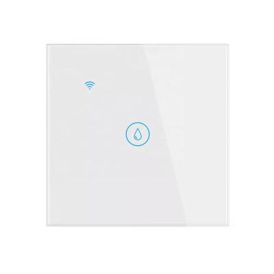 China Timing Tuya 40A WiFi Smart Boiler Switch Water Heater Air Conditioner Timing Control Glass Panel Switch Works With Alexa Google Home for sale