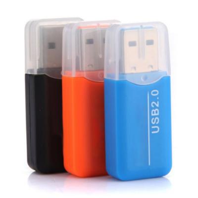 China Low Price Usb 2.0 T-flash Tf Cards Reader Memory Card Stick External Adapter Micro Usb Card Reader for sale