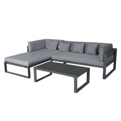 China Waterproof Outdoor Furniture Morden Alum. new outdoor furniture garden sofa set L shape alum outdoor sofa set outdoor patio furniture alum bar sofa set for sale