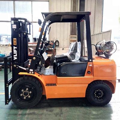 China 2.5 Ton LPG And Gasoline Forklift With Nissan K25 Engine 2500kg for sale