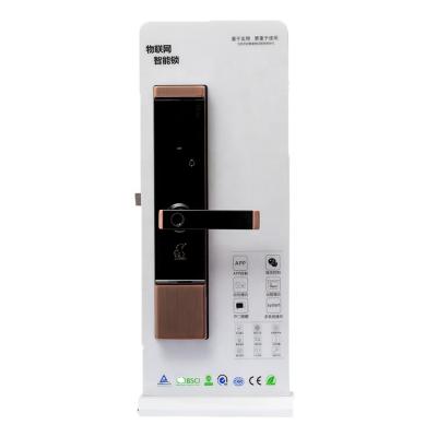 China high quality fingerprint digital biometric key password smart door lock for home DMZ-D1901 for sale