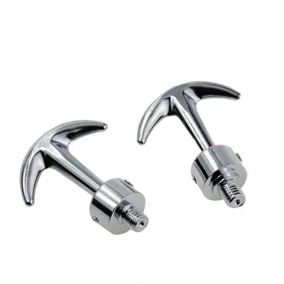 China The handle is zinc alloy and the base is stainless steel high quality modern anchor safe handles for electrical cabinet door for sale