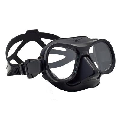 China New Sports Freediving Professional Low Volume Wave Swimming&Diving Automatic Tempered Glass Mask Diving Glasses for sale