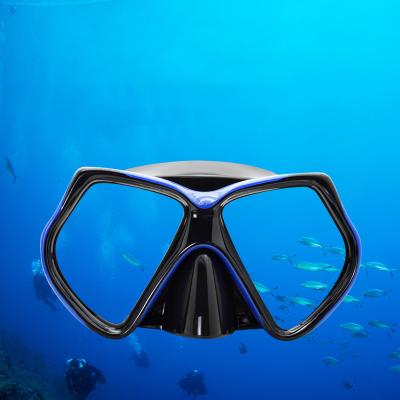 China Swimming Diving Scuba Dive Regulator Wide View Anti-Fog Swimming&Diving Snorkeling Mask Glass Full Face for sale