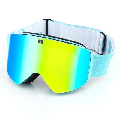 China Hot Selling Fashion Ski Goggles Fashion Portable Outdoor Top-sport Custom Fogproof Tight Seal for sale