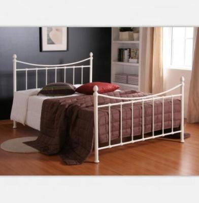 China Double Frame New Metal Single Bed Small Small Frame Bedroom Furniture 4ft for sale