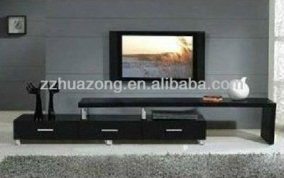 China Modern Black High Gloss PANEL MDF TV Stand for sale