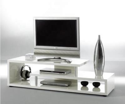 China White High Gloss PANEL MDF TV Stand / Living Room Furniture for sale