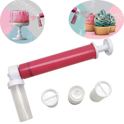 China New Disposable Dessert Decorators Cake Manual Spray Coloring Cloth Gun for sale