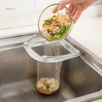 China Sustainable Kitchen Suction Cup Sink Leftover Scraps Waste Dry And Wet Separation Strainer Drain Holder for sale