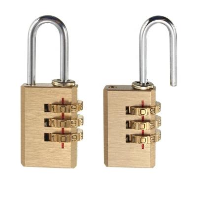 China Luggage 3 steel-copper digital lock alloy password blind lock for sale