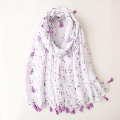 China 2022 New Autumn Gauze Bali Voile Gauze Classic Gradient Women Scarves Hijab Eco-friendly Wholesale Scarves for sale