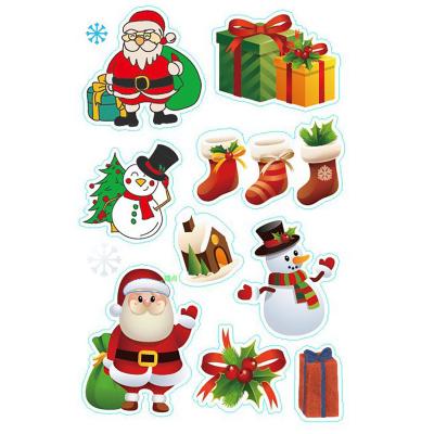 China 2022 China Design Eco-friendly Cheap Private Product Labels Sticker Paper Manufacturer Custom Sticker Christmas Series for sale