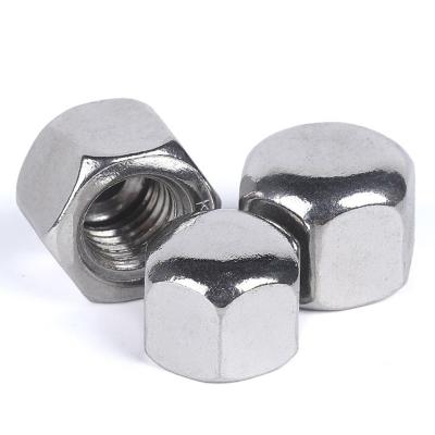 China DIN917 Heavy Industry Mass Production High Quality Stainless Steel A2-70 Cap Nut Base Hex Type for sale