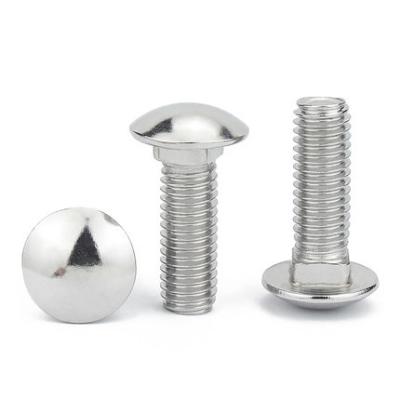 China Manufacture OEM High Quality Stainless Steel 304 Custom Screw Neck Screw Square Carriage Bolt for sale