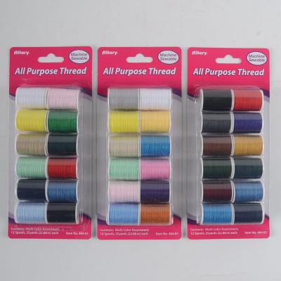 China Polyester/Cotton All-Purpose Sewing Thread 12CT (12 spools per pack) for sale