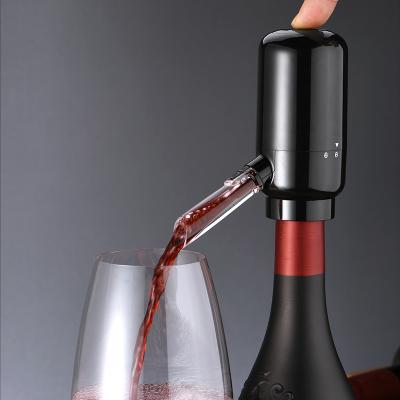 China Wholesale Premium Stocked Dry Battery Metal Metal Wine Decanter Electric Aerator Aerating Pourer Wine Dispenser for sale