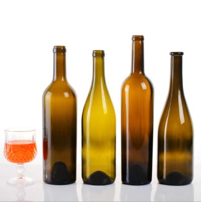 China JWC Beverage Red Wine Champagne Glass Bottle 750ml Wine Bottle Candle Jars Burgundy Bottle for sale