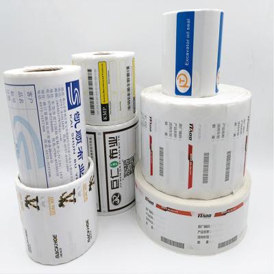 China Industrial Waterproof Printingself Services Label Waterproof Custom Printed Adhesive Private Sticker for sale