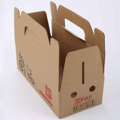 China Eco Friendly Recyclable Cardboard Kraft Corrugated Package Recycled Egg Wrapping Paper Box for sale