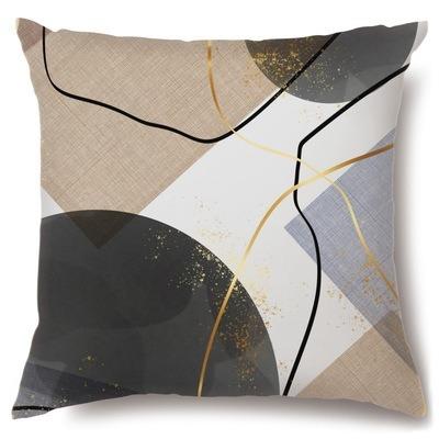 China Anti-Pull New Arrival Modern Luxury Tile Case Cover Geometric Abstract Printed Cushion Cover Pillow Cover for sale