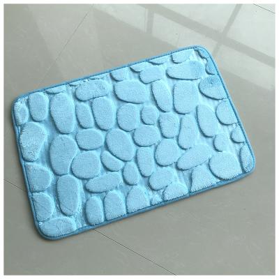 China Cheap Non Slip Hot Sale Bathroom Shower Mat Absorbent Memory Foam Bath Mat for sale