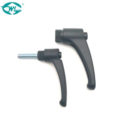 China WEIYE Zero Plastic Adjustable Handle Clamping Lever Handle Used For Wheelchair for sale