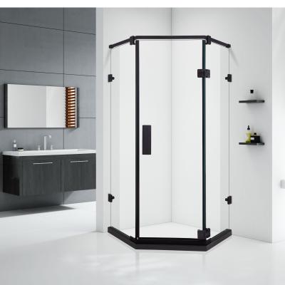 China Modern Hot Selling Bathroom Shower Room China Diamond Corner Cabinet Glass Enclosed Shower Room for sale