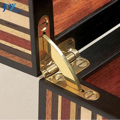 China Contemporary Alloy Glasses Panel Luxury Wooden Tackle Tin Box Hinges Electric Toy Check Jewelry Box Hinges For Tool Box for sale