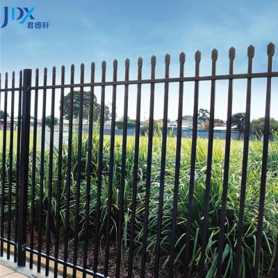 China ECO FRIENDLY Front Yard 4x6ft Fence Panels Garden Roll Aluminum Black Framed High Quality Cheap Wrought Iron Panel Aluminum Fence for sale