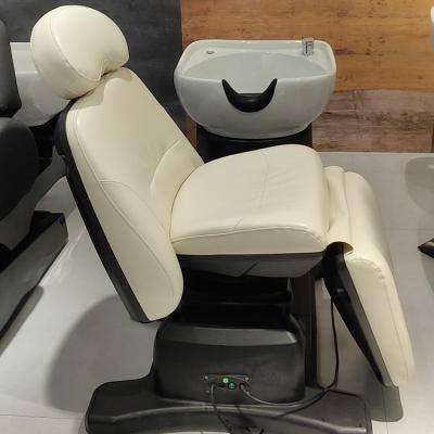 China China F-32842 Wholesale Modern Luxury Hair Salon Massage Shampoo Chair With 90 Degree Rotatable for sale