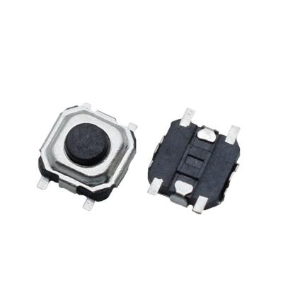 China DPST 12VDC 4 Pin Mini Tact Switch SMD With Earth Terminal Mini Tact Switch TS3315A for sale